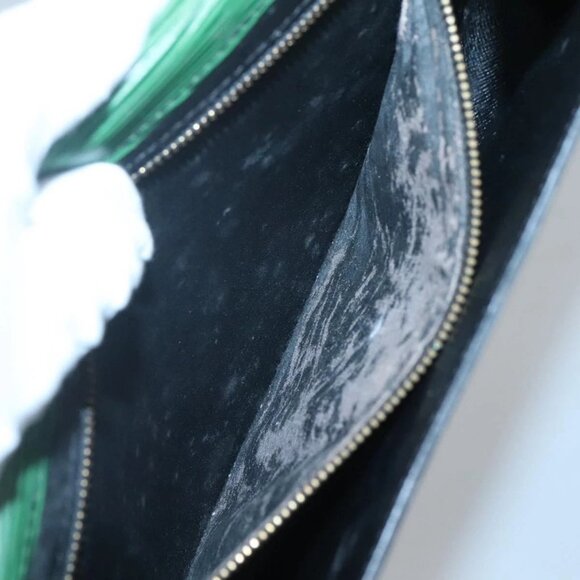 LOUIS VUITTON Epi Art Deco Clutch Bag Green M52634 LV Auth BA2685 - Picture 8 of 16